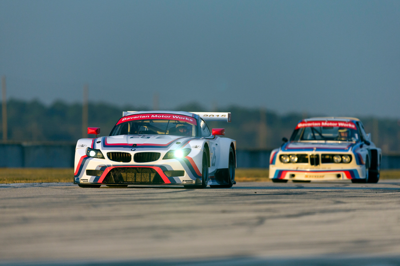 Illustration for article titled BMW Dressed Up The Team RLL Z4M Like The Batmobile For Sebring